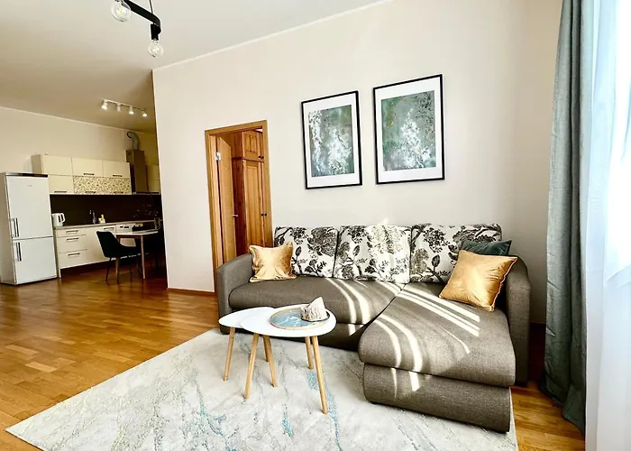 One Bedroom Sunny Tallinn Street Apartment With Parking