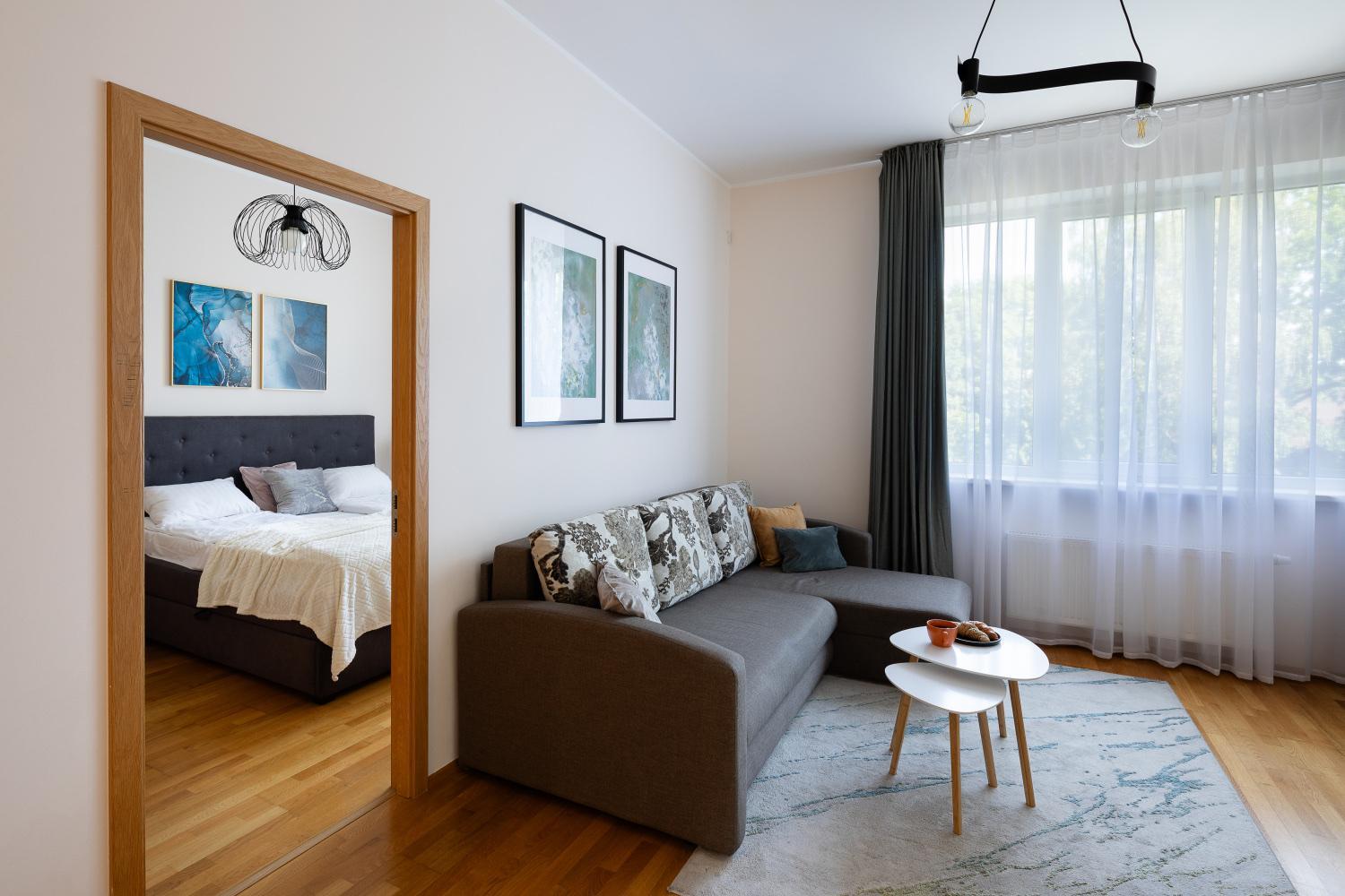 One Bedroom Sunny Tallinn Street With Parking Apartment *